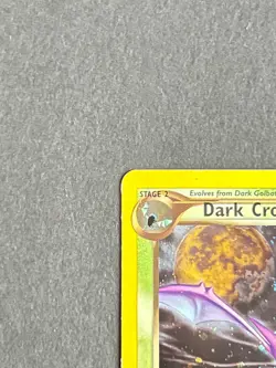 Pokemon Dark Crobat Neo Destiny 2/105 Holo Rare Vintage 2002 DMG Ink Mark - Image 2