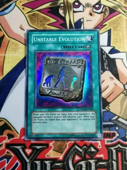 Unstable Evolution tdgs-en060 Unltd Ed (LP) Super Rare Yu-Gi-Oh! - Image 1