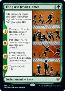 4x The First Iroan Games MTG Theros Beyond Death NM Magic Regular - Image 1