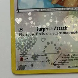 Pokemon Eevee RC14/RC25 Legendary Treasures: Radiant Collection Holo Card - Image 2