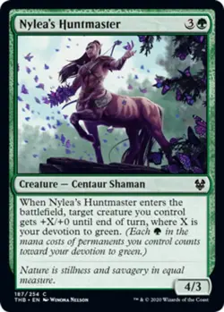 4x Nylea's Huntmaster MTG Theros Beyond Death NM Magic Regular - Image 1