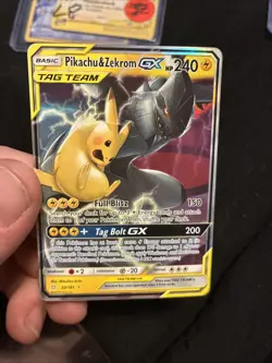 Pikachu & Zekrom GX 33/181 Sun & Moon Tag Team Card - Image 2