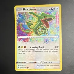 Pokemon Rayquaza 138/185 Swsh04 Vivid Voltage Amazing Rare Holo Dragon 2020 - Image 1
