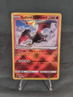 Pokemon Radiant Charizard 020/159 Radiant Rare Holo SV Paldean Fates 160HP Engl… - Image 1