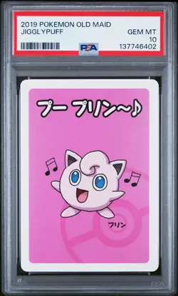 2019 POKEMON OLD MAID JIGGLYPUFF PSA 10 - Image 1