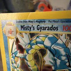 Pokemon Misty's Gyarados 13/132 Gym Challenge Holo Rare English 100 HP Wizards - Image 3