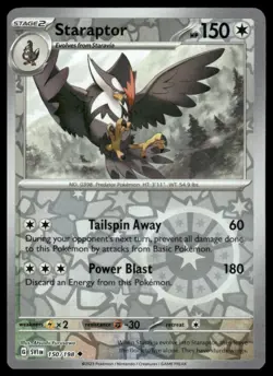 Pokemon SV01: Scarlet & Violet Base Set #150/198 Staraptor HOLO - Image 1