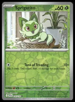 Pokemon SV09: Journey Together #016/159 Sprigatito HOLO - Image 1
