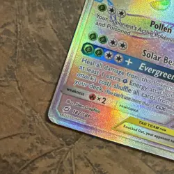 #Celebi & Venusaur GX (Secret) #182/181 Secret Rare,Holo Heavily played Pokemon - Image 5