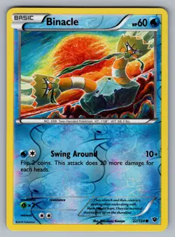 Binacle Common XY - Fates Collide 22/124 Pokemon NM - Image 1