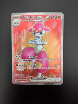Pokemon TCG - Medicham ex 161/142 Sv07: Stellar Crown Holo - NM - Image 1