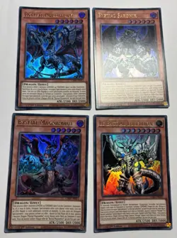 Yu-Gi-Oh - LOT 4 BYSTIAL DRUISWURM MAGNAMHUT SARONIR LUBELLION CH01-FR UR NM/M 2 - Image 1