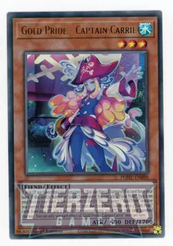 Yugioh PHHY-EN088 - Gold Pride - Captain Carrie - Ultra Rare - Image 1
