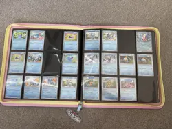 Stellar Crown Pokemon TCG Part Complete Master Base Set & Vault X SV7 Binder - Image 4