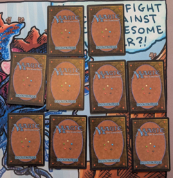 10x Dandan Arabian Nights MTG Magic the Gathering Cards (Original Printing) - Image 3
