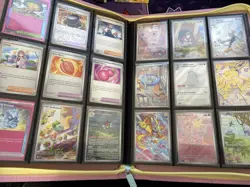 Pokemon TCG Stellar Crown Complete Full Set (Not Master), First Edition Binder - Image 1