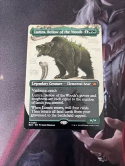 MtG Lumra, Bellow of the Woods - NM Borderless - Bloomburrow - Image 1