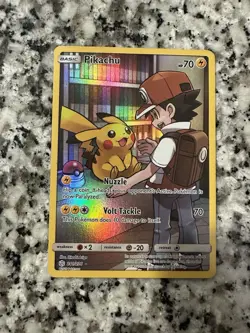 Pokemon Pikachu TCG Card #241/236 Cosmic Eclipse Secret Rare - Image 1