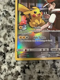 Pokemon Pikachu TCG Card #241/236 Cosmic Eclipse Secret Rare - Image 5