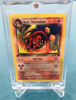 DARK CHARMELEON 32/82 1st Edition Team Rocket Non Shadowless Pokemon Card NM-MT - Image 1