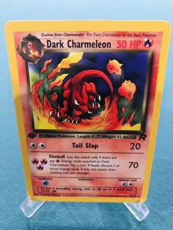 DARK CHARMELEON 32/82 1st Edition Team Rocket Non Shadowless Pokemon Card NM-MT - Image 3