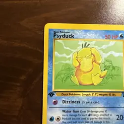 Psyduck 65/82 1st Edition Team Rocket Common 2000 English Pokemon Card WoTC - Image 2