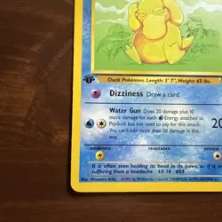 Psyduck 65/82 1st Edition Team Rocket Common 2000 English Pokemon Card WoTC - Image 5