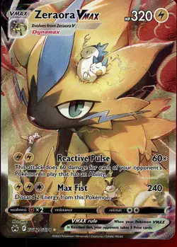 Zeraora VMAX GG42/GG70 Holofoil - Pokemon Crown Zenith: Galarian Gallery - Image 1