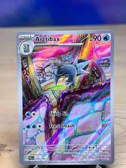 Paldea Evolved Arctibax 209/193 Illustration Rare Pokemon NM/M - Image 1