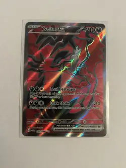 Pokemon TCG Yveltal EX 105/088 Full Art Ultra Rare Perfect Order - Image 1