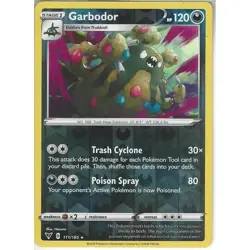 Garbodor - 111/185 - Rare - Reverse Holo - Vivid Voltage - Pokemon TCG - Image 1
