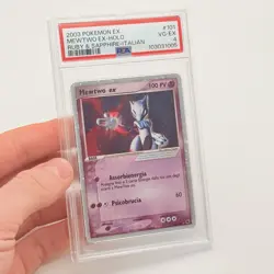 CARTA POKEMON MEWTWO EX HOLO 101/109 - ITA - SET RUBINO E ZAFFIRO - PSA 4 - Image 2
