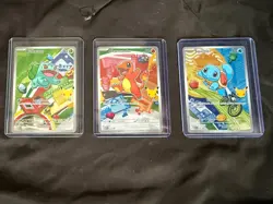 Pokemon TCG First Partner Illustration Collection Series 1 Kanto GEN 1 Starters - Image 1