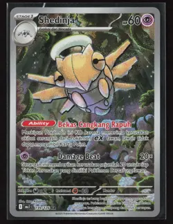 Shedinja 139/126 Art Rare MA1 - Mega Evolution Indonesian Pokemon NM - Image 1