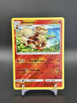 Arcanine 22/149 Rev Reverse Holo Sun & Moon Base SM Pokemon NM - Image 1