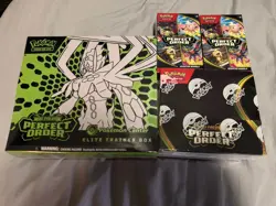 Pokemon TCG Perfect Order Pokemon Center Etb, 2x Booster Bundle, & Booster Box - Image 1
