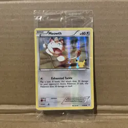 Meowth 53/83 Pokemon TCG Generations 20th Anniversary Stamp Promo Sealed Rare - Image 1