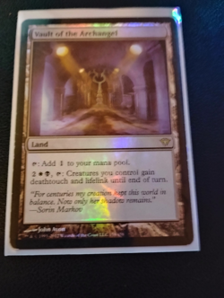 LP MTG Foil Vault of the Archangel - Dark Ascension Lightly Played English - Image 1