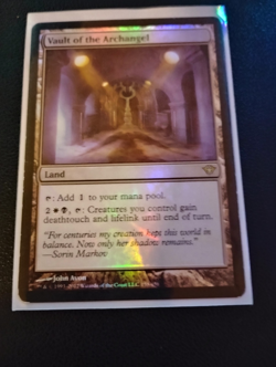 LP MTG Foil Vault of the Archangel - Dark Ascension Lightly Played English - Image 2