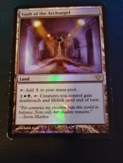 LP MTG Foil Vault of the Archangel - Dark Ascension Lightly Played English - Image 3
