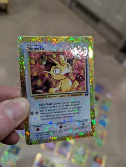 Pokemon TCG Holo Prism Vintage Vending Machine Sticker Cards Bundle X63 gold - Image 2