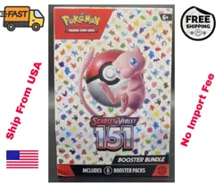 Pokemon TCG Scarlet & Violet 151 Booster Bundle Sealed New Free Shipping.... - Image 1
