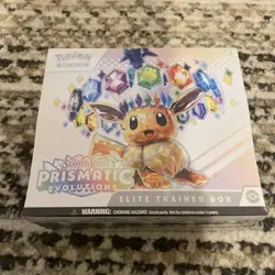 Pokemon Prismatic Evolutions Elite Trainer Box ETB Sealed S&V in Acrylic Case - Image 2