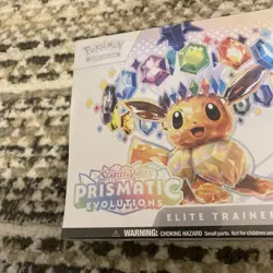 Pokemon Prismatic Evolutions Elite Trainer Box ETB Sealed S&V in Acrylic Case - Image 4