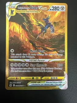 2023 Crown Zenith Origin Forme Dialga VSTAR Holo three gold stars UR --c2 - Image 1