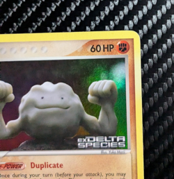 Ditto Geodude 62/113 Delta Species Reverse Holo LP Vintage 2005 Stamped Pokemon - Image 3