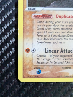 Ditto Geodude 62/113 Delta Species Reverse Holo LP Vintage 2005 Stamped Pokemon - Image 5