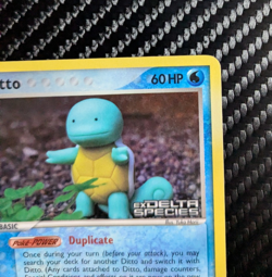 Ditto Squirtle 40/113 Delta Species Reverse Holo LP Vintage 2005 Stamped Pokemon - Image 3