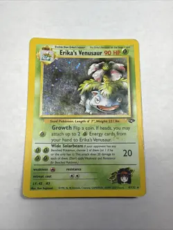 Pokemon Erika's Venusaur Rare Holo Gym Challenge 90 MP 4/132 - Image 1