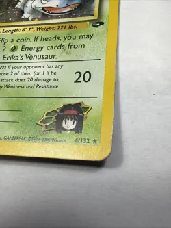Pokemon Erika's Venusaur Rare Holo Gym Challenge 90 MP 4/132 - Image 4